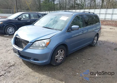 2006 Honda Odyssey Ex from USA, damaged, VIN 5FNRL38486B054583